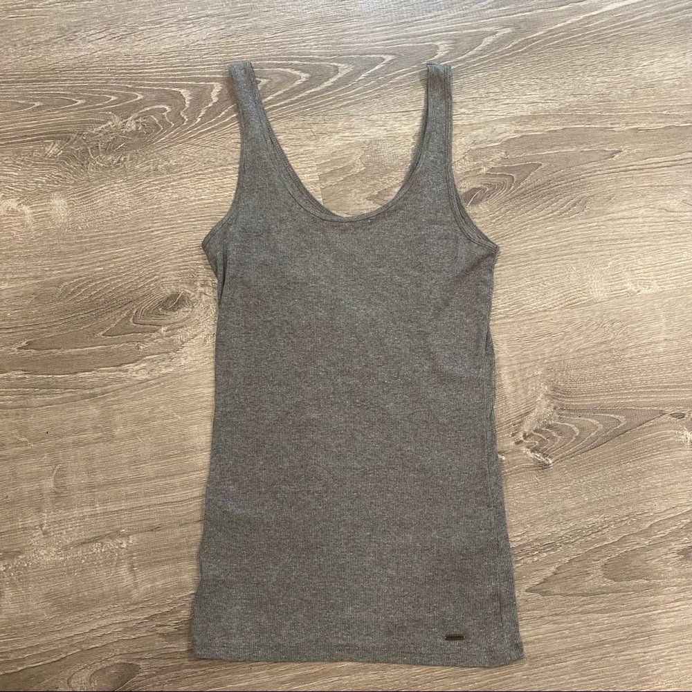 ⭐️ 5/$25 Hollister tank M grey